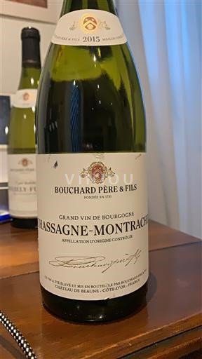 Bourgogne Chassagne-montrachet Bouchard Père & Fils 2015