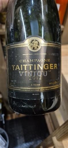 Champagne Taittinger 2012