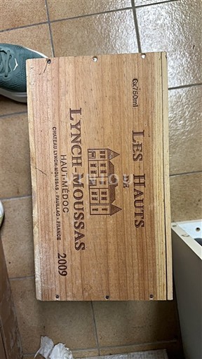 Bordeaux Haut-Médoc Château Lynch-Moussas Les Hauts de Lynch-Moussas 2009