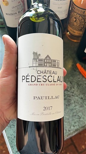 Bordeaux Pauillac Grand Cru Château Pédesclaux 2017
