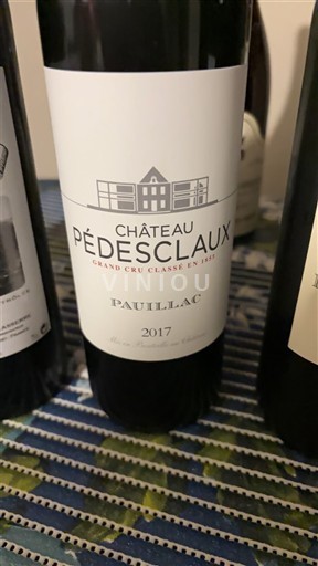 Bordeaux Pauillac Grand Cru Château Pédesclaux 2017