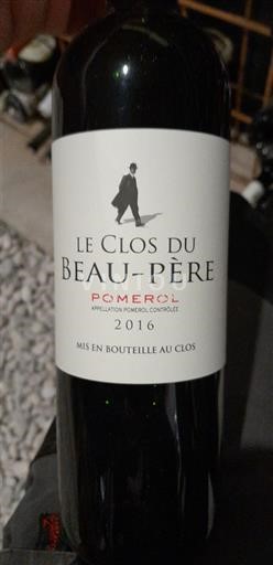 Bordeaux Pomerol Le Clos du Beau-Père 2016