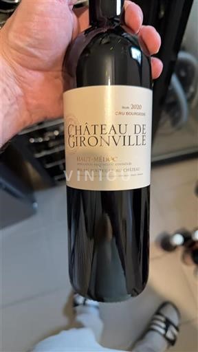 Bordeaux Haut-Médoc Cru Bourgeois Château de Gironville 2020