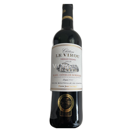 Burdeos Blaye-Côtes de Burdeos Château Le Virou Vieilles Vignes 2019