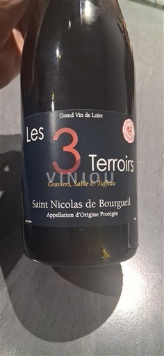 Loire-dalen Saint-Nicolas-De-Bourgueil Les 3 Terroirs 2023