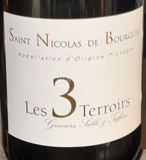 Vallée de la Loire Saint-Nicolas-De-Bourgueil Les 3 Terroirs 2023