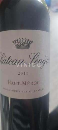 Burdeos Haut-Médoc Château Sénéjac 2011