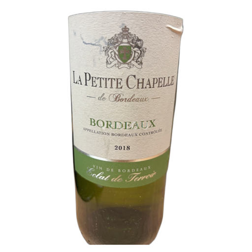 Bordeaux La Petite Chapelle Éclat de Terroir 2018