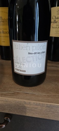 Vale do Ródano Cornas Julien Pilon Lieu-dit les côtes 2022