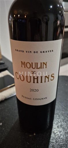 Bordeaux Pessac-Léognan Moulin de Couhins 2020