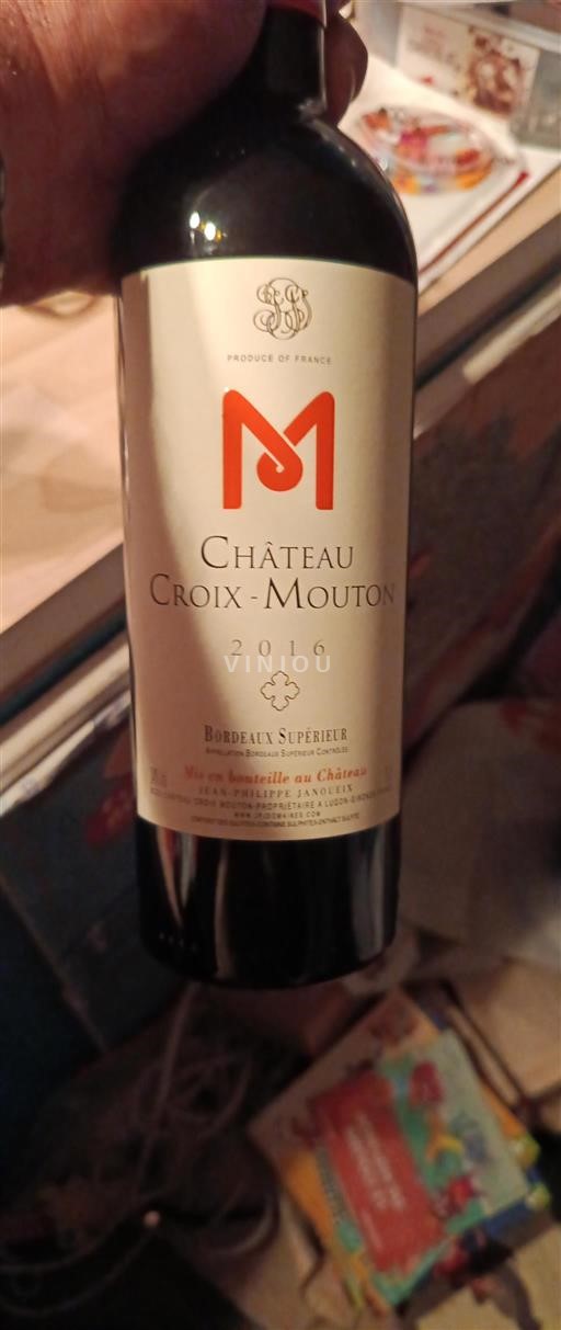 Bordeaux Bordeaux Supérieur Château Croix-Mouton 2016