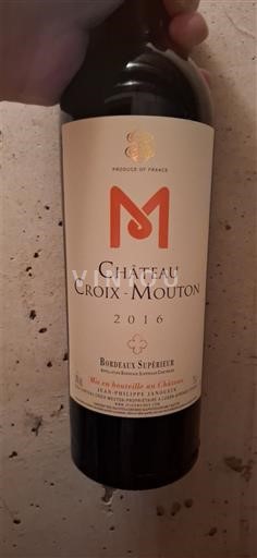 Bordeaux Bordeaux superiore Château Croix-Mouton 2016