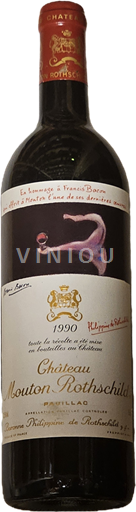 Bordeaux Pauillac Grand Cru Château Mouton Rothschild 1990