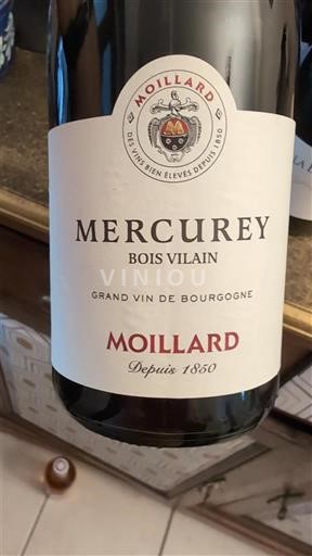 Burgundija Mercurey Moillard Bois Vilain 2020
