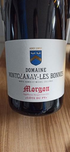 Beaujolais Morgon Domaine Montchanay-Les Bonnes Côte du Py 2022