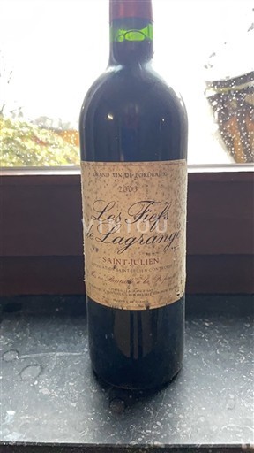 Bordeaux Saint-Julien Château Lagrange Les Fiefs de Lagrange 2003