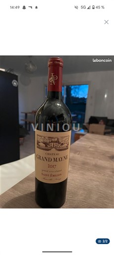 Burdeos Saint-Émilion Château Grand Mayne 2017