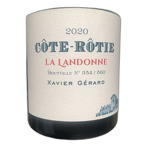 Vallée du Rhône Côte-rôtie Xavier Gérard La Landonne 2020
