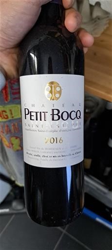 Bordeaux Saint-Estèphe Château Petit Bocq 2016