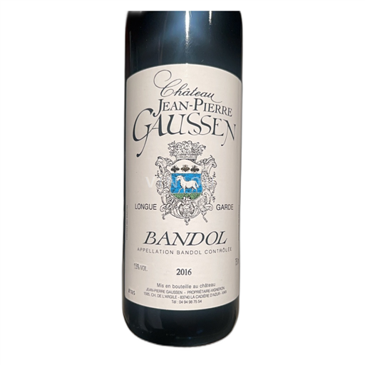 Provansa Bandol Château Jean-Pierre Gaussen Longue Garde 2016