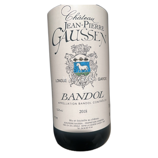 Provansa Bandol Château Jean-Pierre Gaussen Longue Garde 2018