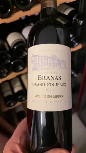 Bordoja Moulis-en-Médoc Château Branas Grand Poujeaux 2020