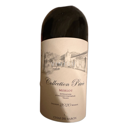 Vin Rouge sec Grande réserve Chai du Baron 2020 Suisse Valais AOC