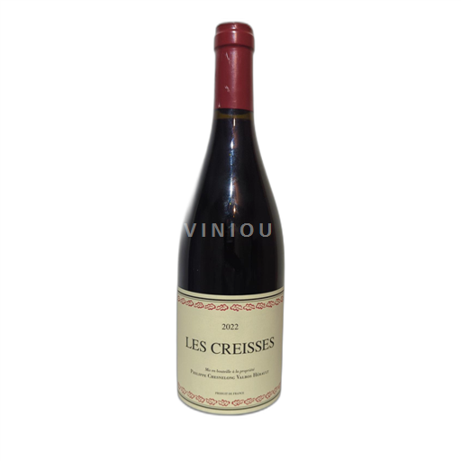 Vin Rouge sec Les Creisses Philippe Chesnelong 2022 France Languedoc et Roussillon Hérault IGP