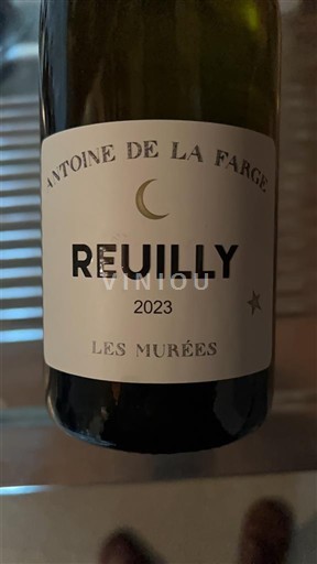 Thung lũng sông Loire Reuilly Antoine de la Farge Les Murées 2023