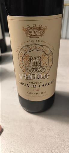 Bordeaux Saint-Julien Grand Cru Château Gruaud Larose 2007