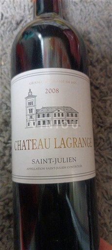 Bordéus Saint-Julien Grand Cru Château Lagrange 2008
