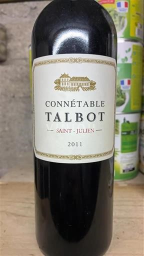 Wines Rouge sec Connétable Château Talbot 2011 France Bordeaux Saint-Julien AOC