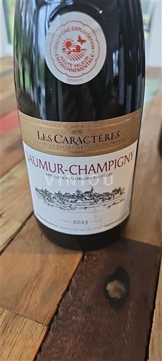 Loiren laakso Saumur-champigny Les Caractères 2023