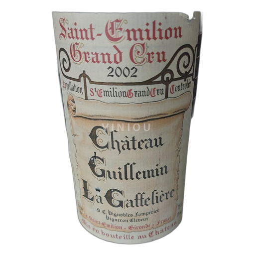 Burdeos Saint-Émilion Gran Cru Château Guillemin La Gaffelière 2002