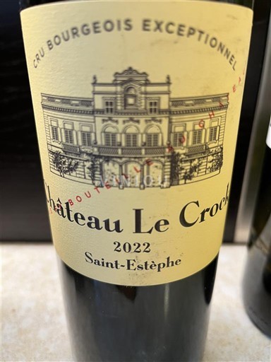 Wines Rouge sec Château Le Crock 2022 France Bordeaux Saint-Estèphe AOC