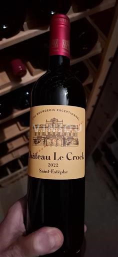 Vinos Rouge sec Château Le Crock 2022 Francia Burdeos Saint-Estèphe AOC