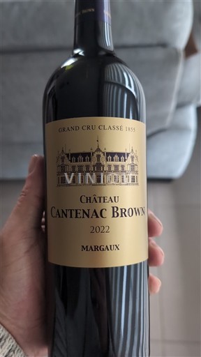 Burdeos Margaux Château Cantenac Brown 2022