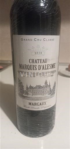 Burdeos Margaux Château Marquis d'Alesme 2019
