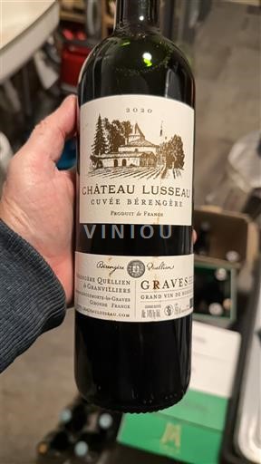 Bordeaux Graves Grand Cru Château Lusseau Bérengère 2020