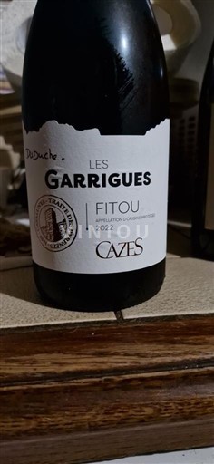 Languedoc Fitou Cazes Les Garrigues 2022