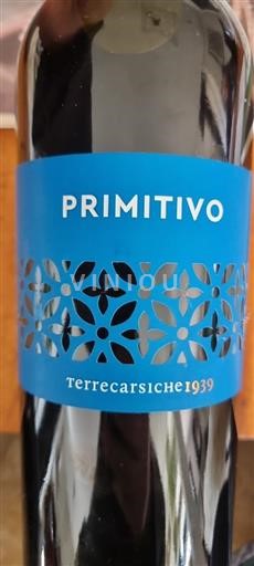 Apulia Wines Terrecarsish 1939 Primitivo 2023