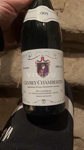 Bourgogne Gevrey-chambertin Domaine Sirugue 2005