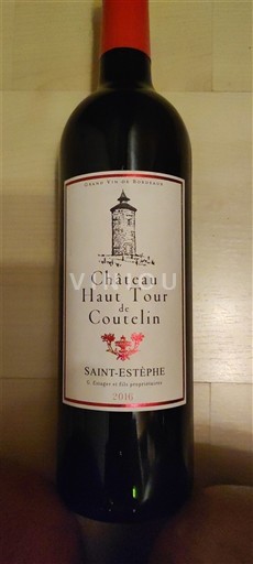 Bordeaux Saint-Estèphe Château Haut Tour de Coutelin 2016