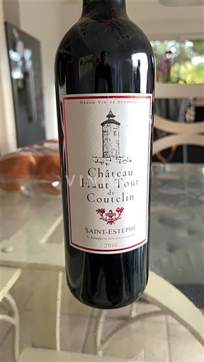 Bordeaux Saint-Estèphe Château Haut Tour de Coutelin 2016