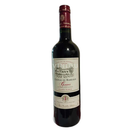 Bordéus Graves Chateau du Barrailh Rubis 2020