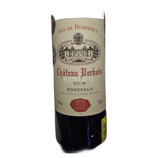 Bordeaux Château Verbois 2016