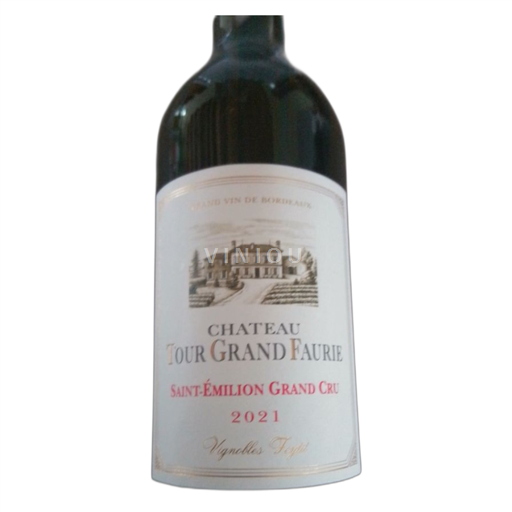 Bordéus Saint-Émilion Grand Cru Château Tour Grand Faurie 2021