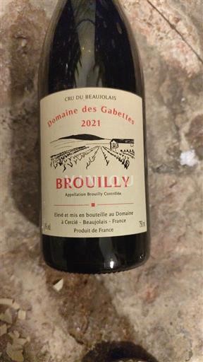 Beaujolais Brouilly Domaine des Gabettes 2021