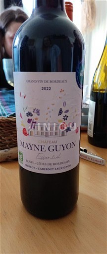 Bordeaux Blaye-Côtes-de-Bordeaux Château Mayne Guyon 2022