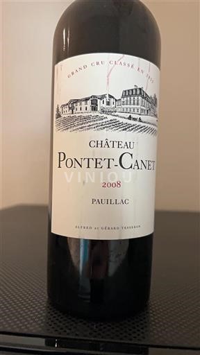 Burdeos Pauillac Grand Cru Pontet-Canet 2008